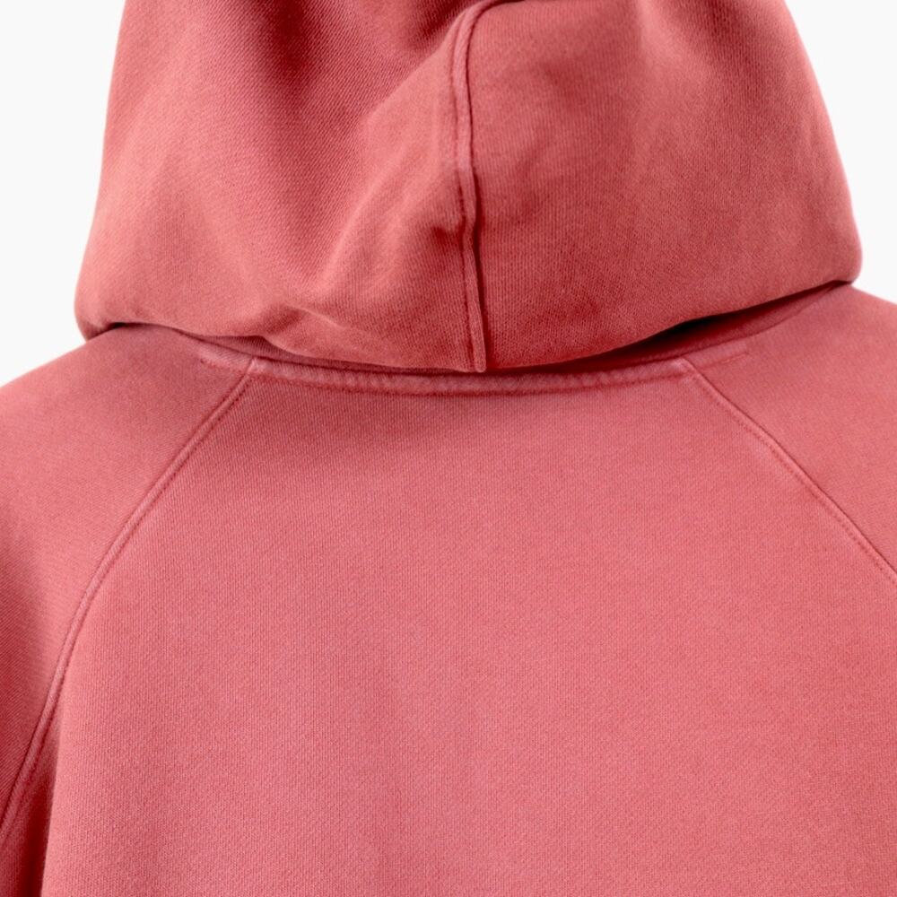 Goodthreads Men's XXL Pullover Fleece Hoodie Tunnel Pockets Red Orange - Picture 8 of 10